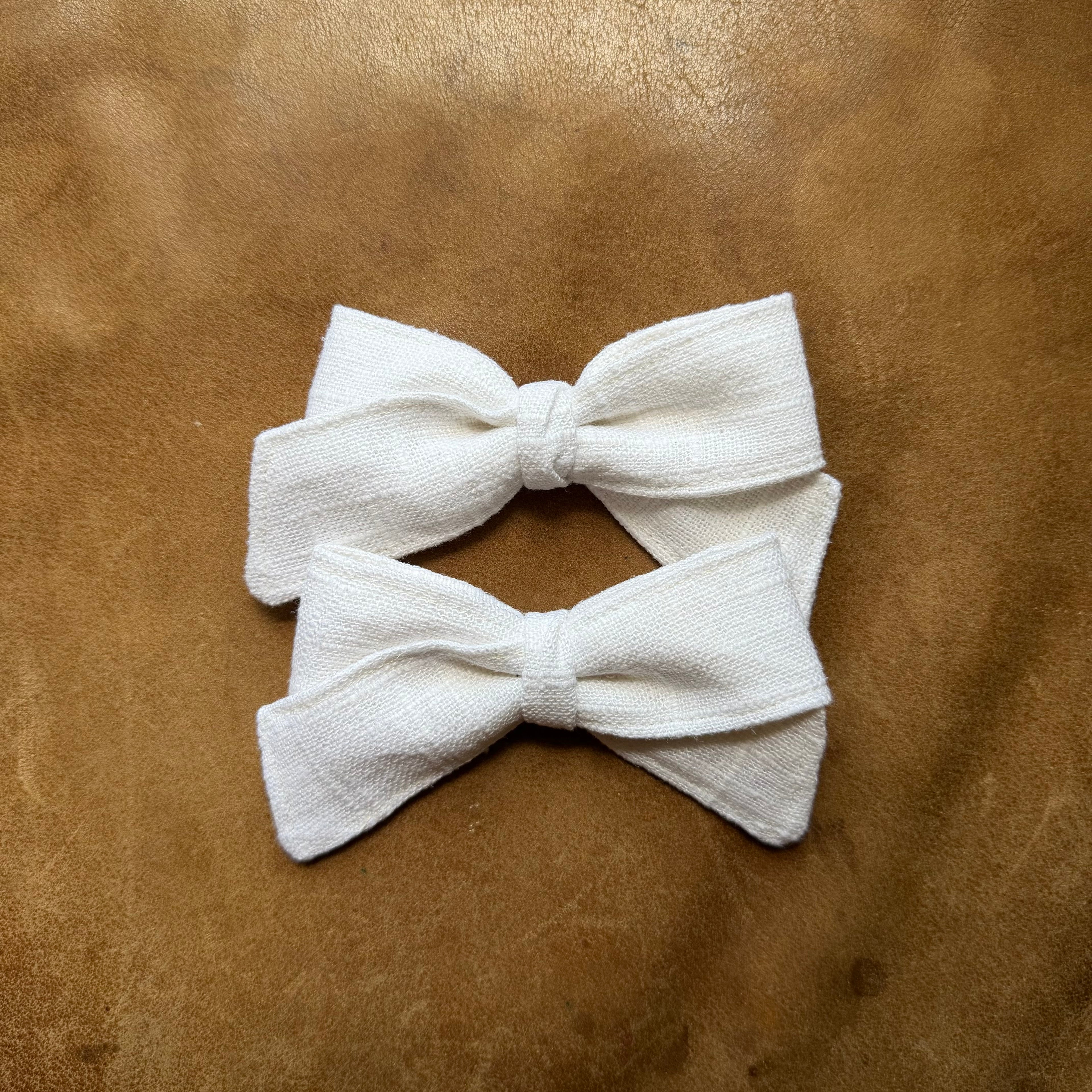 Cream linen mini set