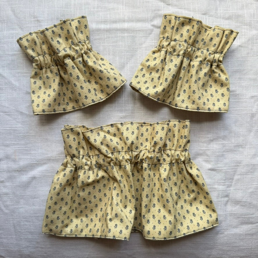 Butter Cream Sprig Cuff & Collar Set