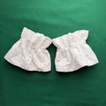 White Eyelet Cuffs