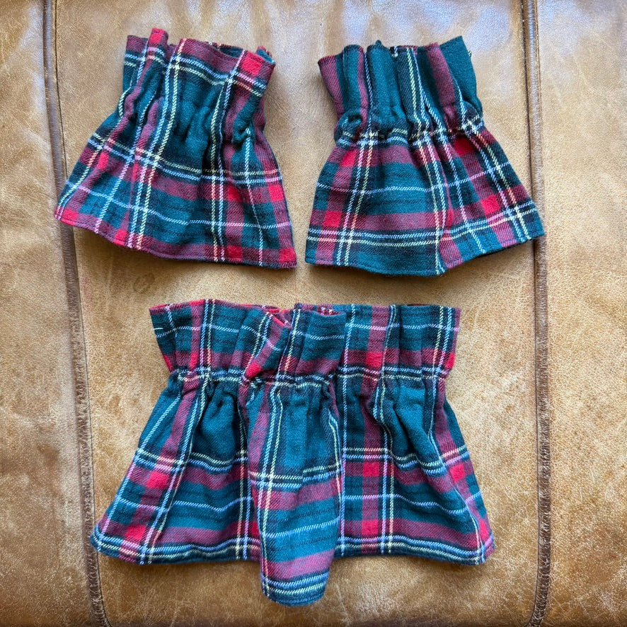 Christmas Plaid Cuffs