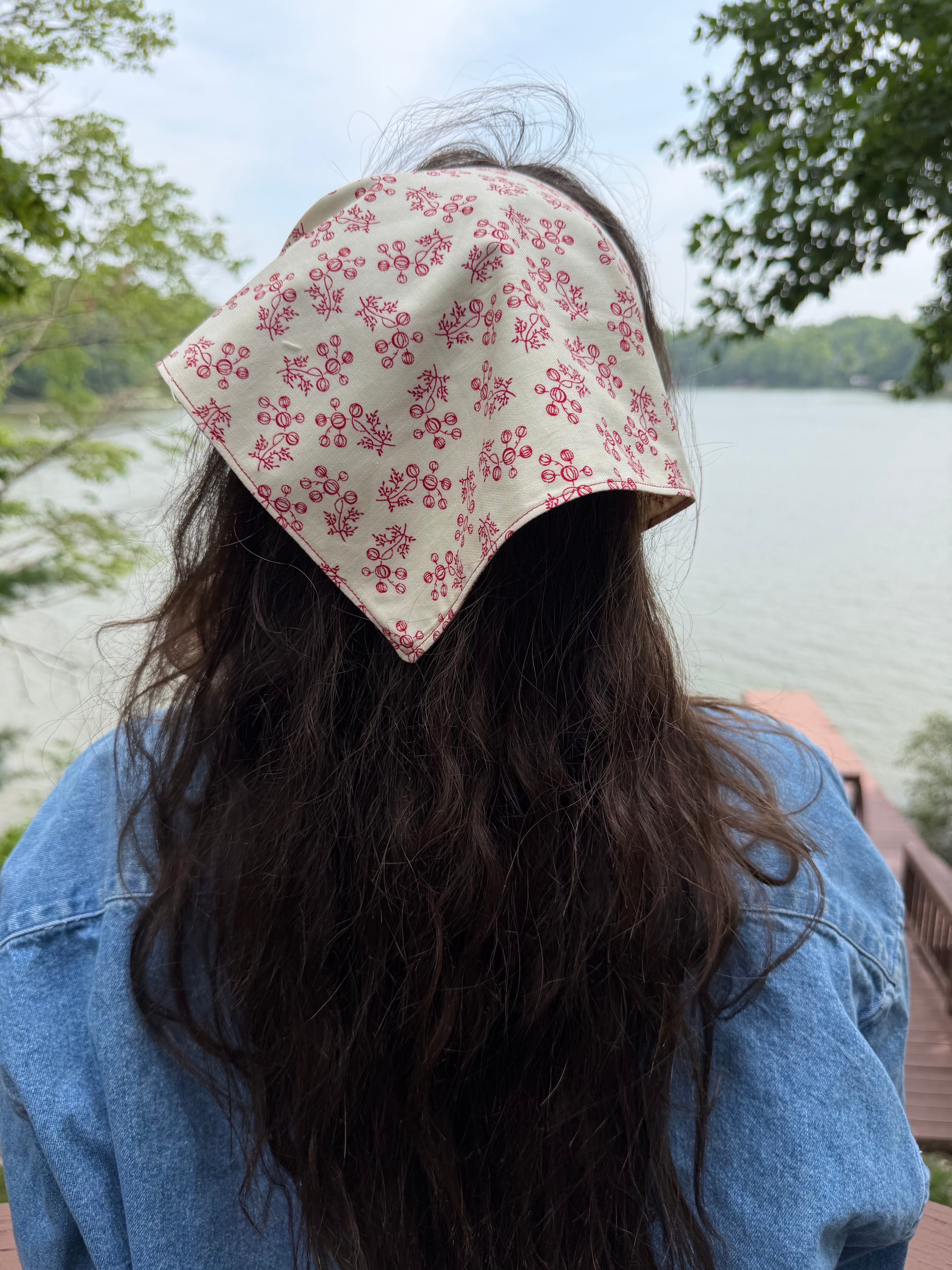Red Berry Bandana Adult