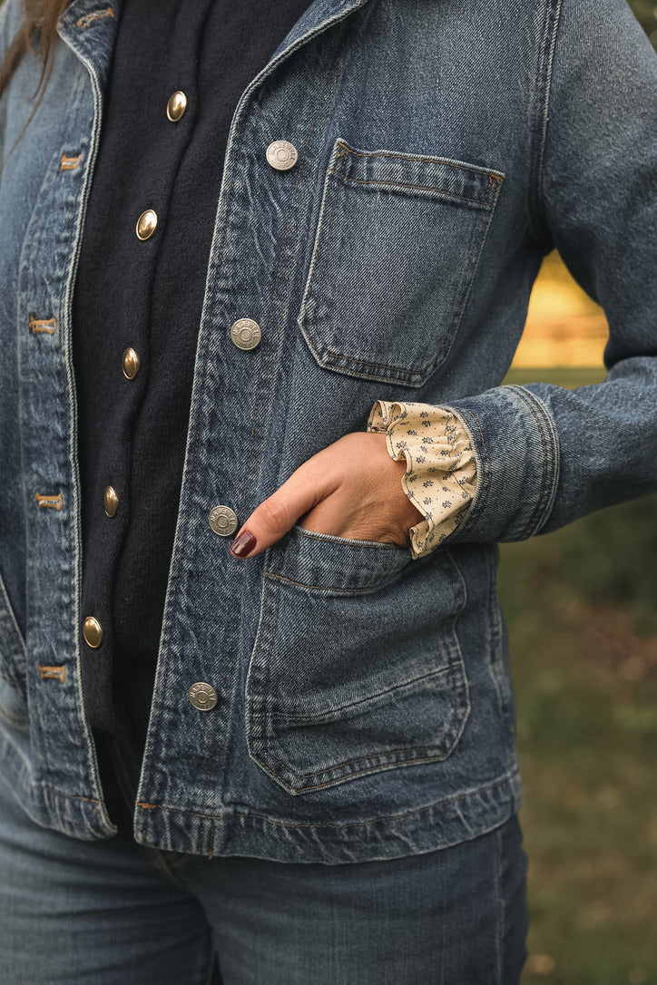 Butter Cream Sprig Cuff & Collar Set