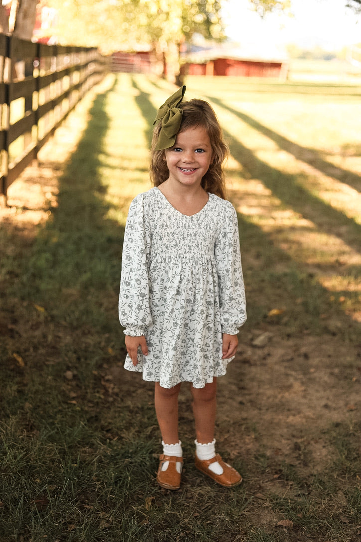 Olive Small Bow