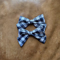 Navy gingham mini set