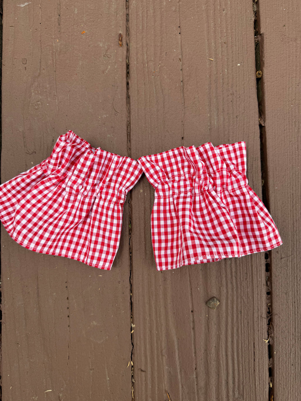 Red Gingham Cuffs