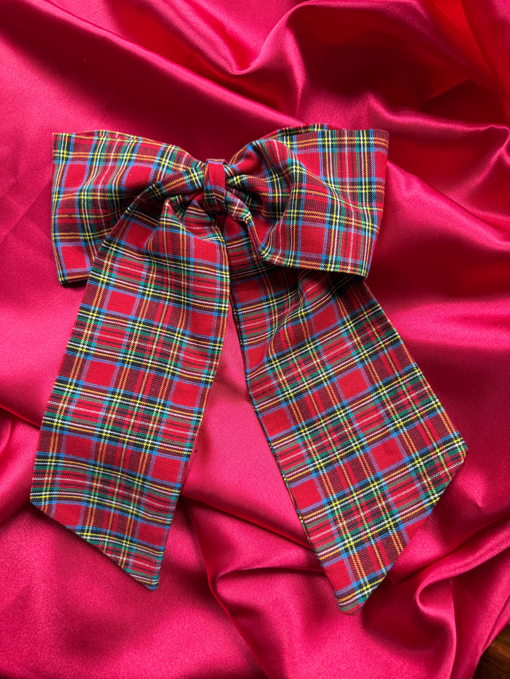 Red Tartan Cuff & Collar Set