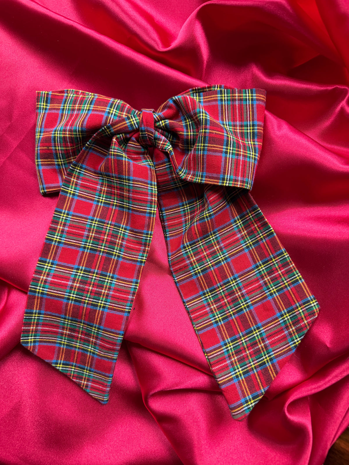 Red Tartan Cuff & Collar Set