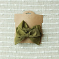 Olive Mini Bow Set