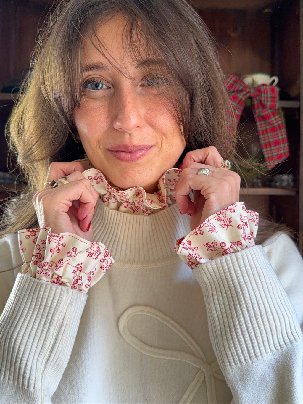 Limited Edition Holly Berry Cuff & Collar Set