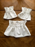White Cuff & Collar Set