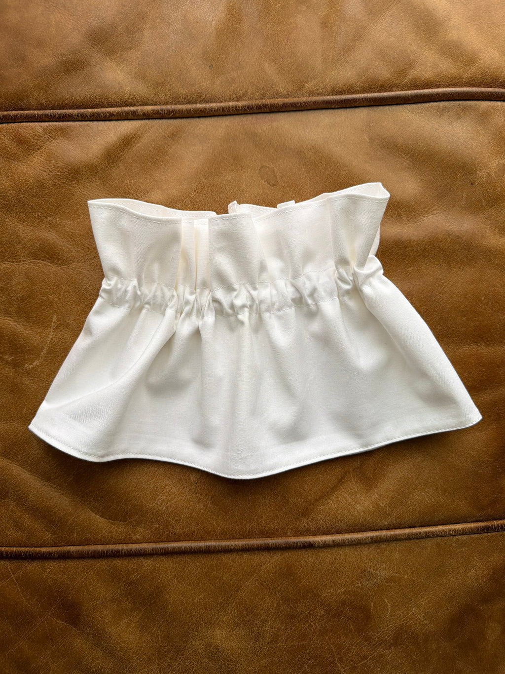 White Cuff & Collar Set
