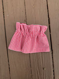 Red Gingham Collar