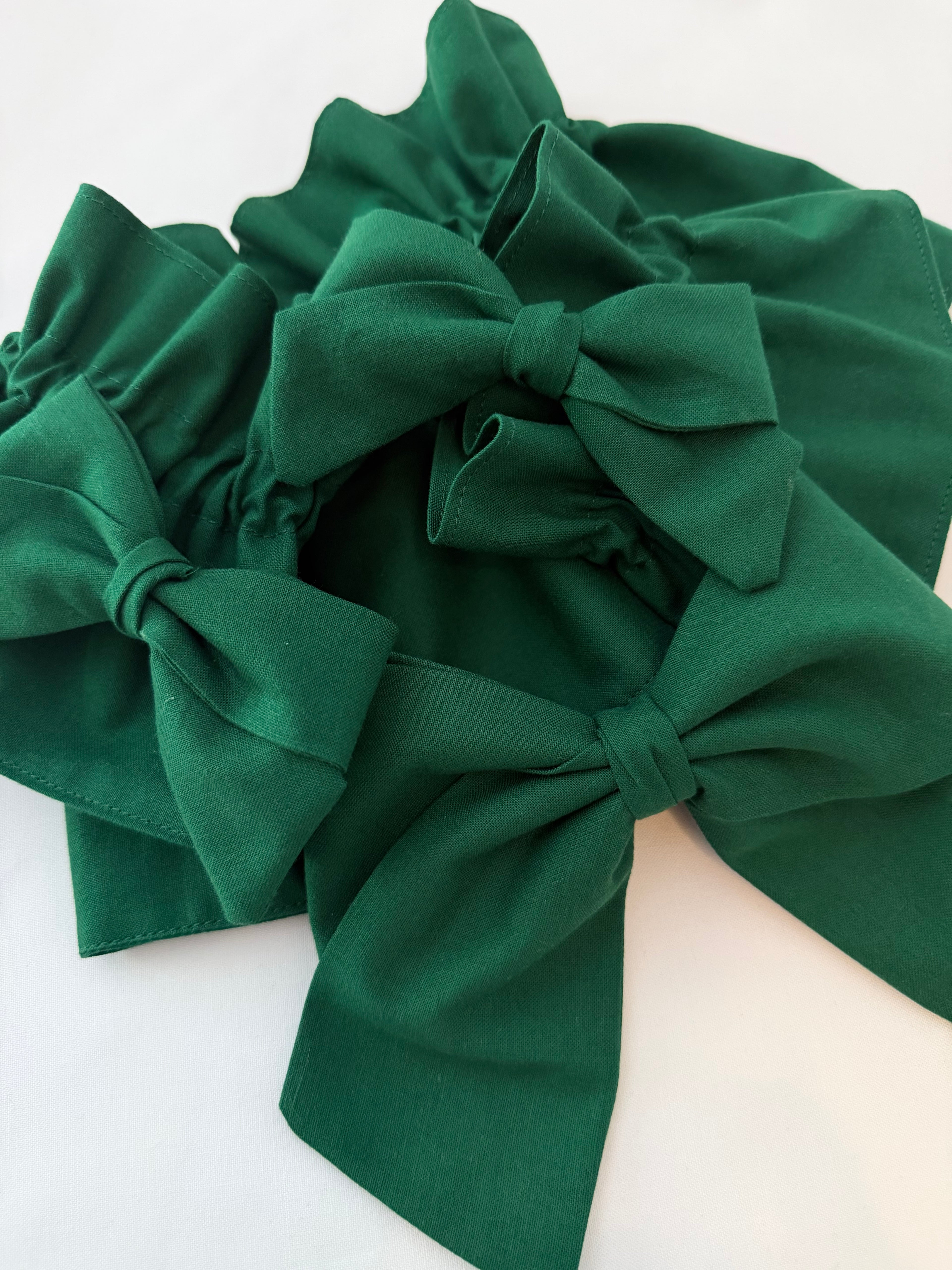 Augustine Green Sewn Bow- Mini Set