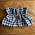 Navy Gingham Collar