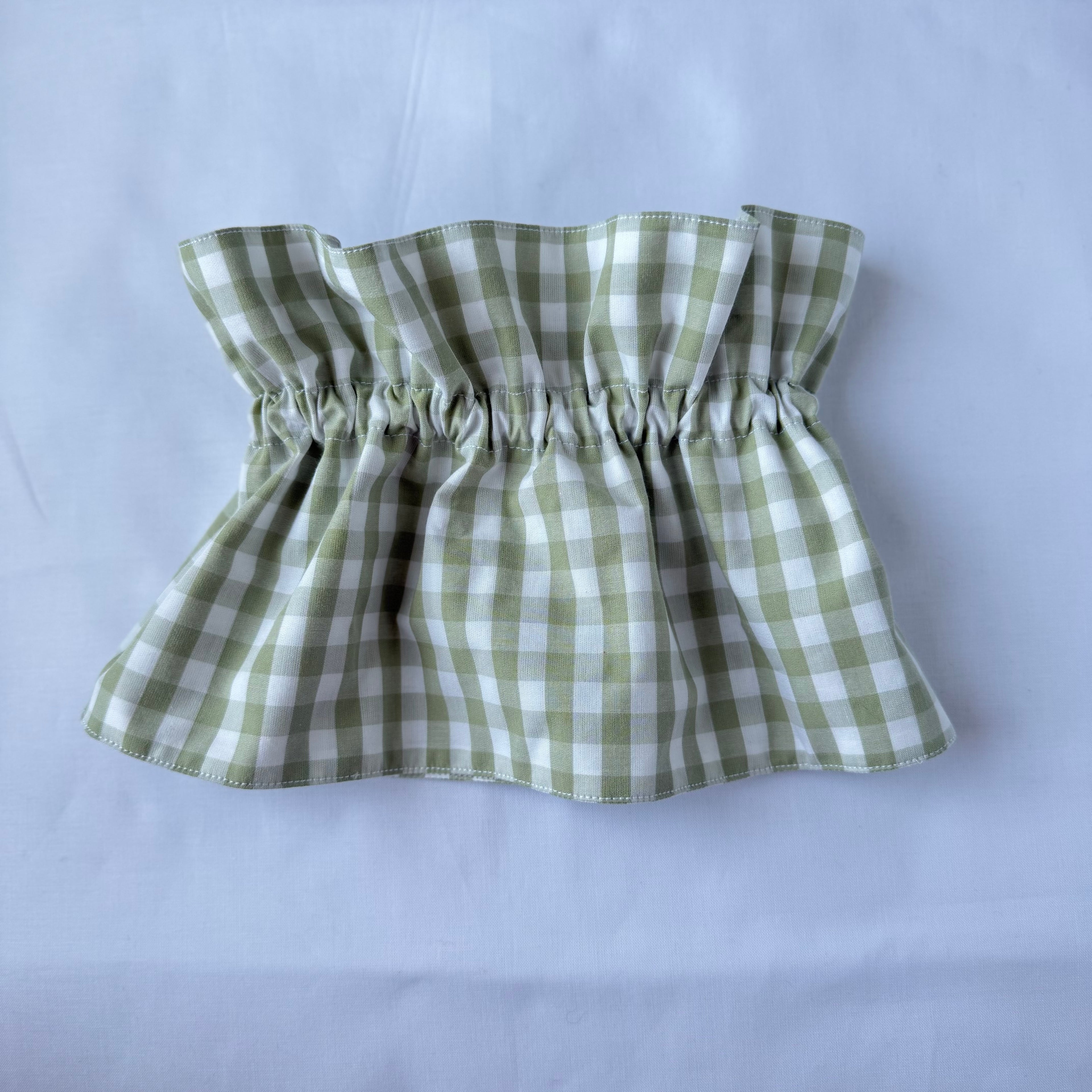 Sage Gingham Collar