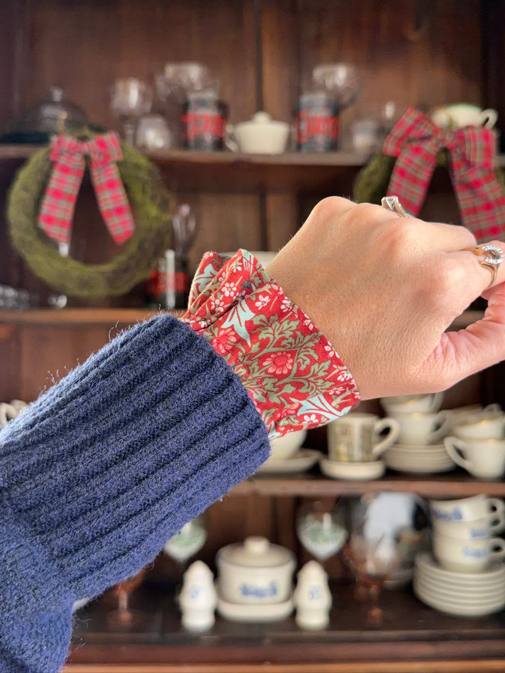 Limited Edition Mistletoe Meadow Cuffs