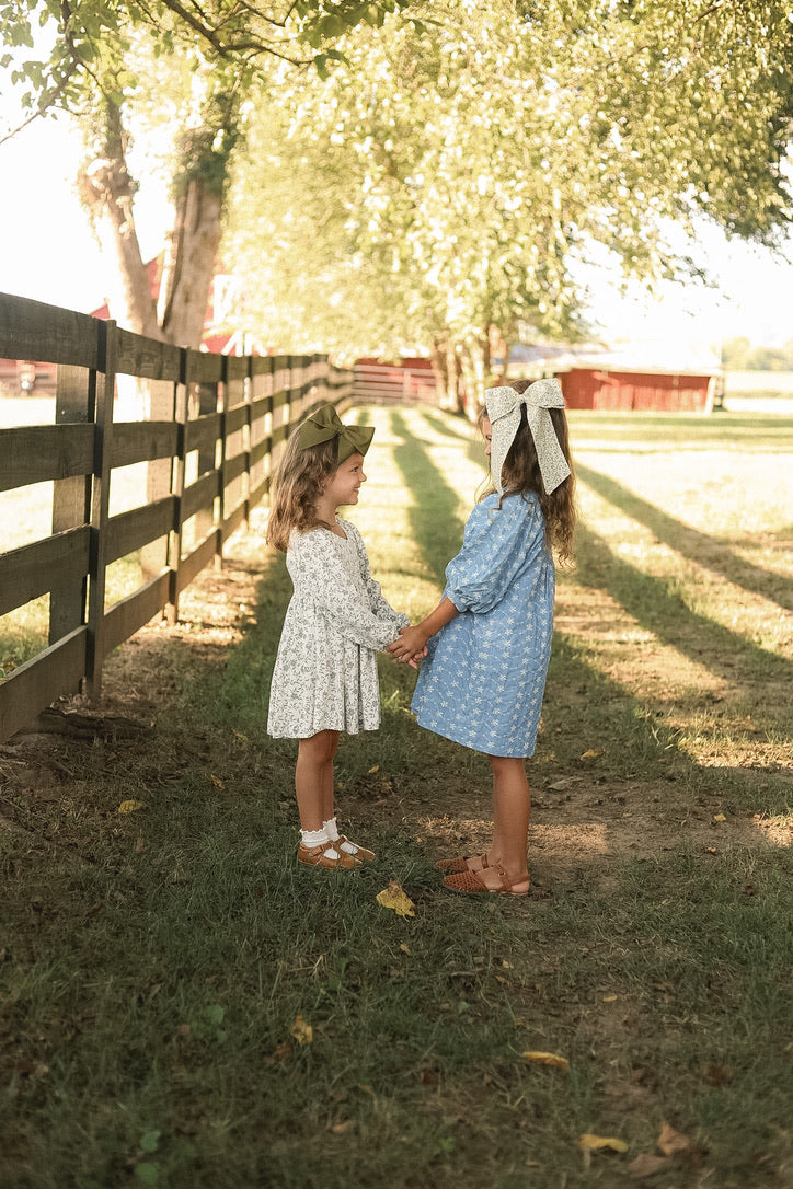 Olive Small Bow