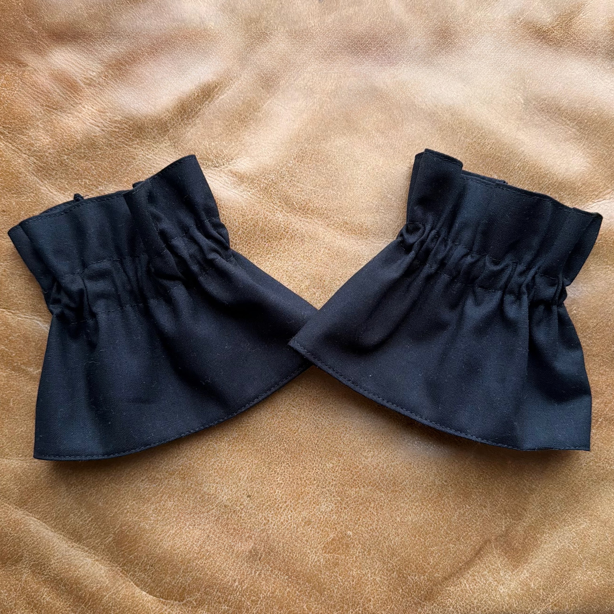 Timeless Black Ruffle Cuffs