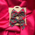 Red Tartan Bow - Mini Set