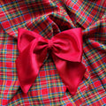 Red Satin Bow - Small