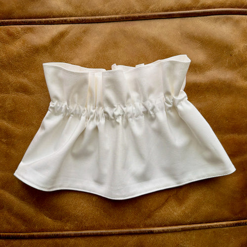 Classic White Ruffle Cuff & Collar Set
