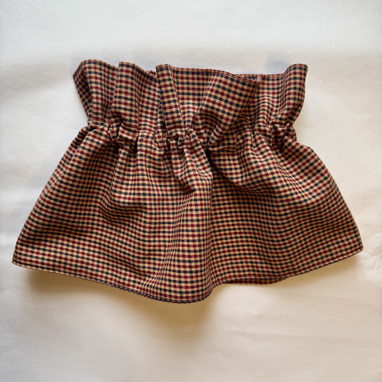 Burgundy & Blue Cuff & Collar Set