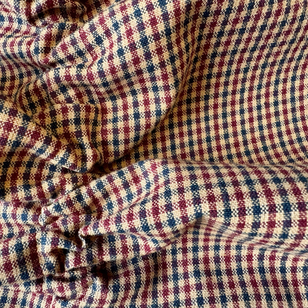 Burgundy & Blue Cuff & Collar Set