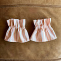 Pink Shell Cottage – Ruffle Cuff Set