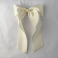 Antique White Satin Bow, 2.25”