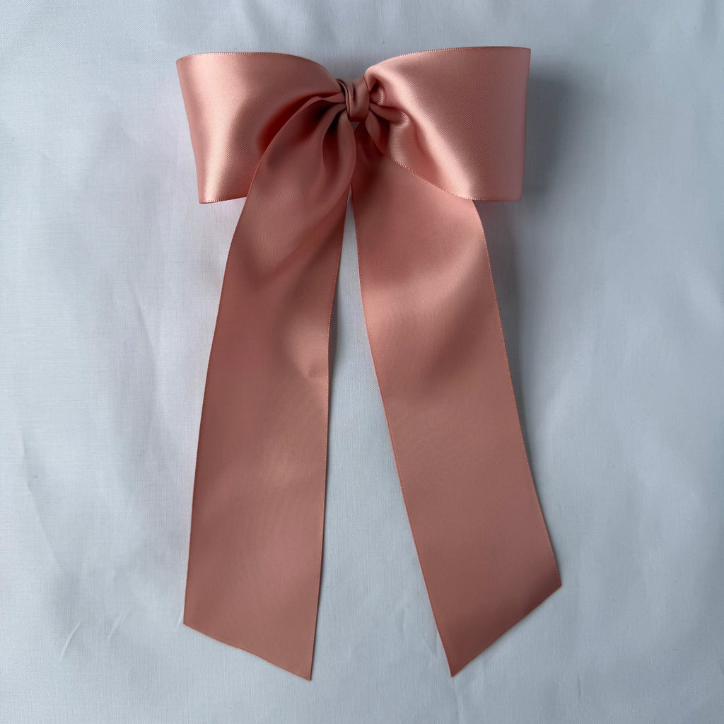 Rose Gold Satin Bow, 2.25”