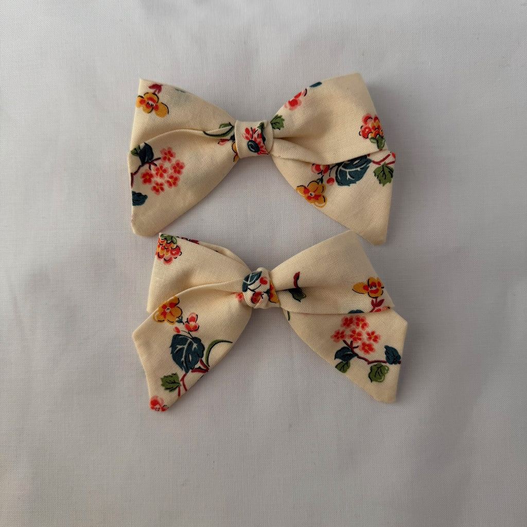 Poppy Field Sewn Bow – Mini set