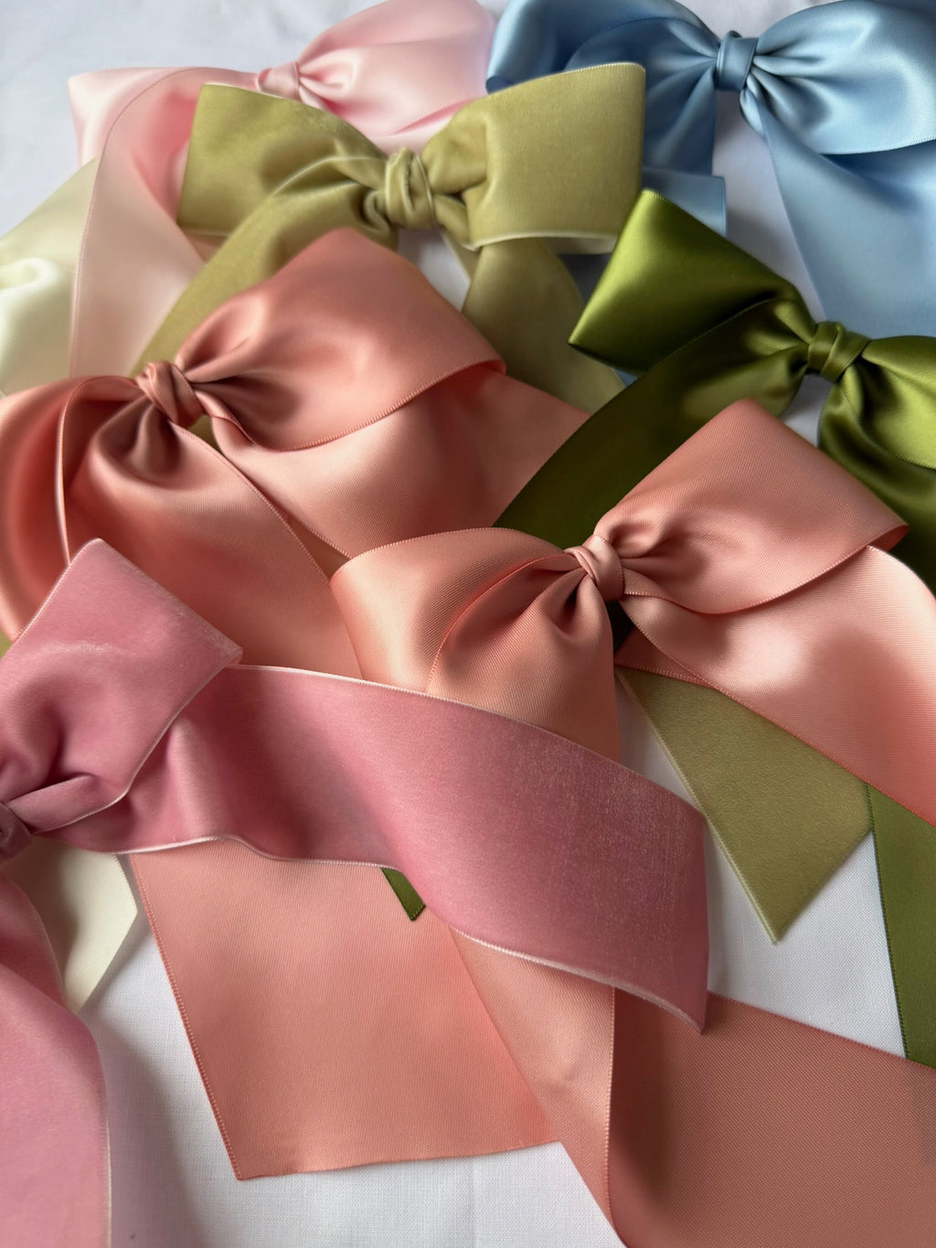 Rose Gold Satin Bow, 2.25”