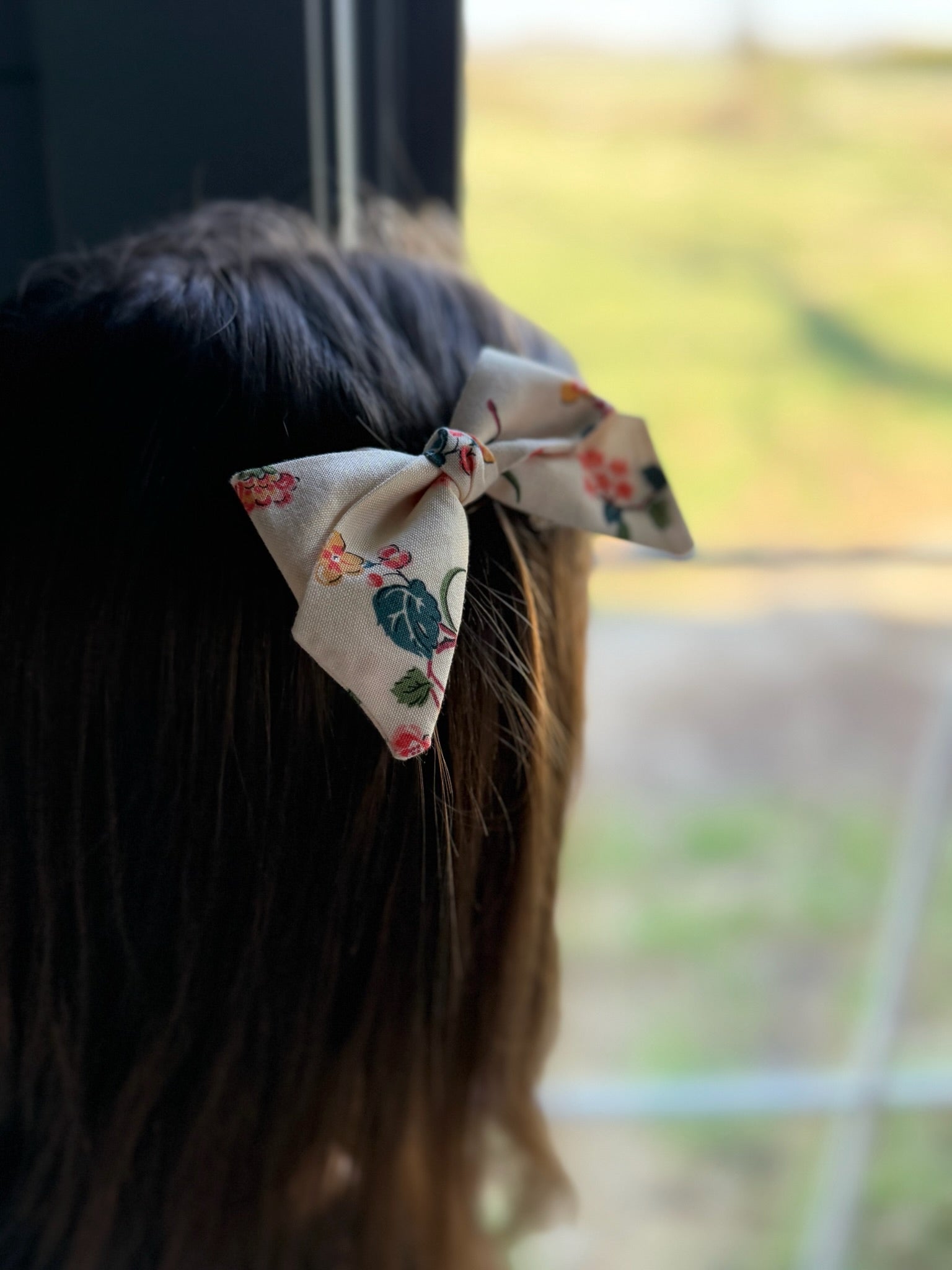 Poppy Field Sewn Bow – Mini set