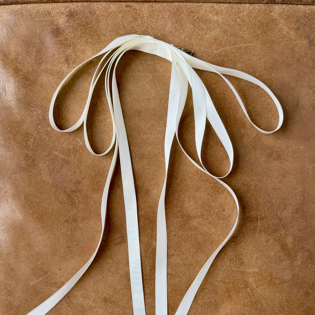 Emily Bow, 1/4 inch ivory