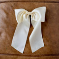Ivory Satin Bow, 3”