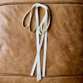 Emily Bow, 1/4 inch ivory